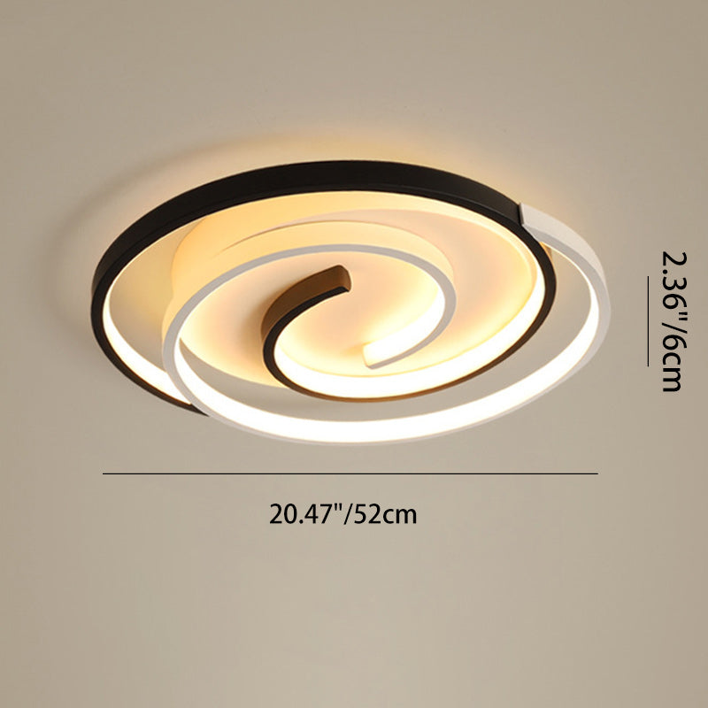 Minimalist Diamond Acrylic Flush Mount