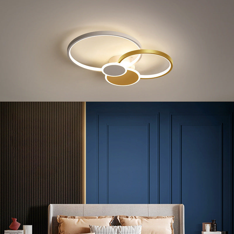 Minimalist Circle Silicone Semi-Flush Light