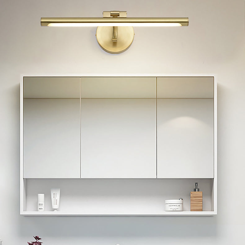 Copper Acrylic Strip Vanity Wall Sconce