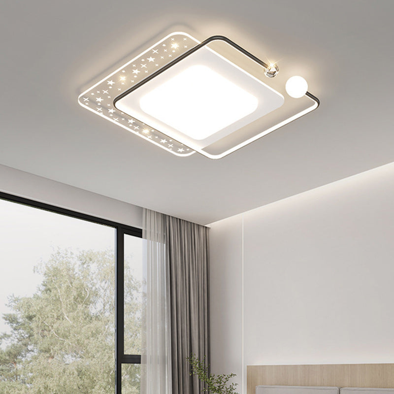 Nordic Multi-Shape Dimmable Flush Mount