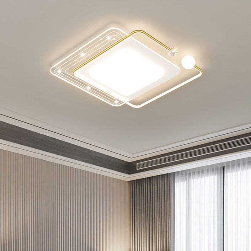 Nordic Multi-Shape Dimmable Flush Mount