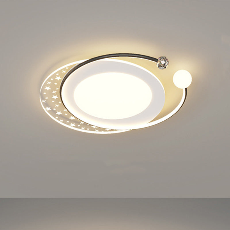 Nordic Multi-Shape Dimmable Flush Mount