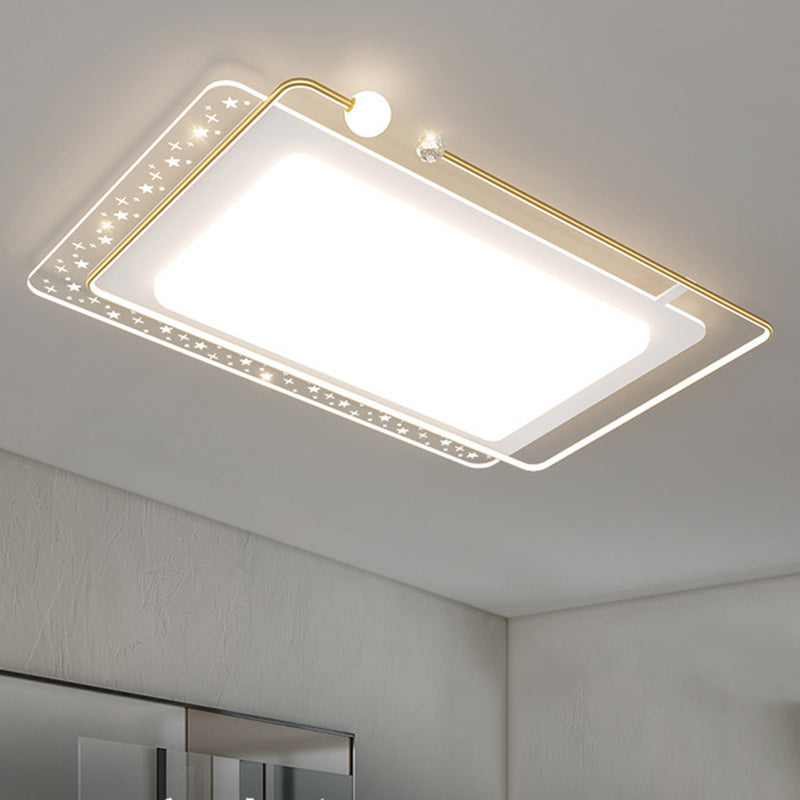 Nordic Multi-Shape Dimmable Flush Mount
