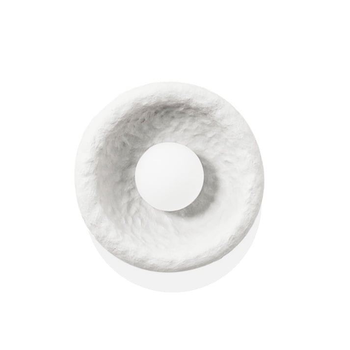 Bowl-Shaped Wabi-Sabi Resin Sconce
