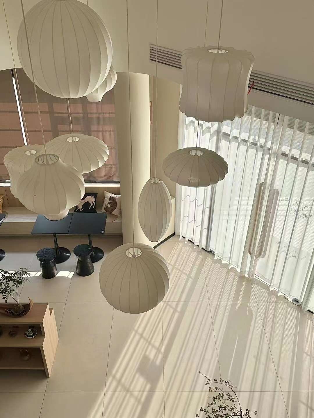 Bubble Silk Pendant