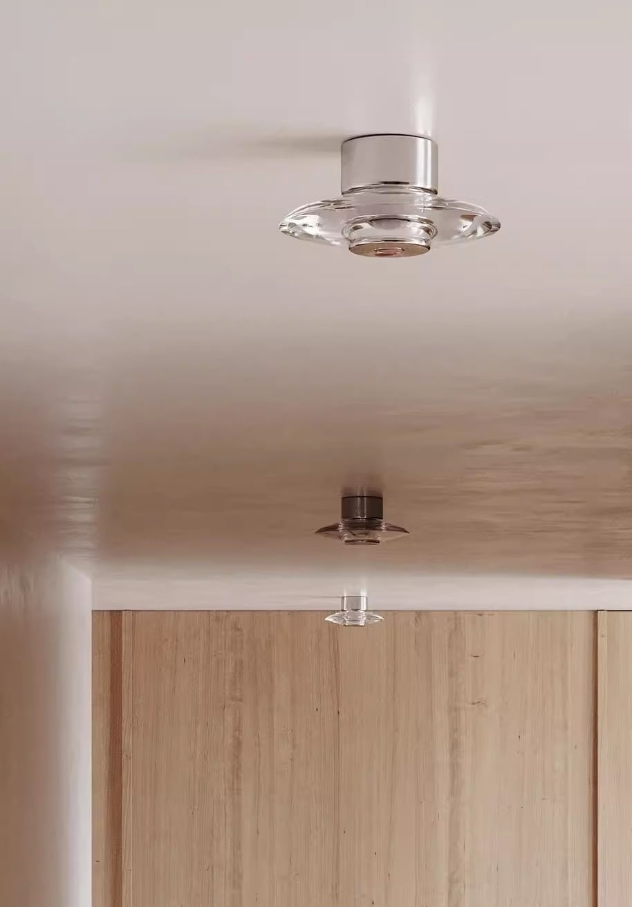 D13 D16 Glass Surface Mount Sconce