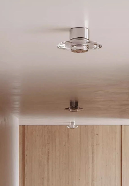 D13 D16 Glass Surface Mount Sconce