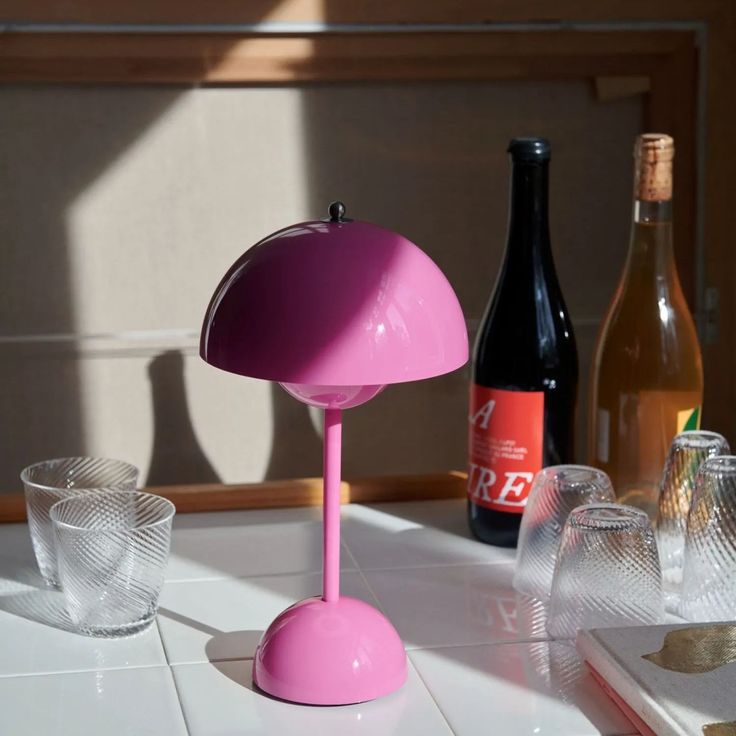 180mm Cordless Mushroom Table Lamp