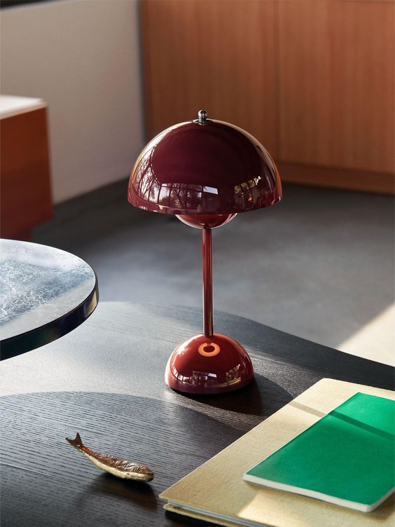 180mm Cordless Mushroom Table Lamp