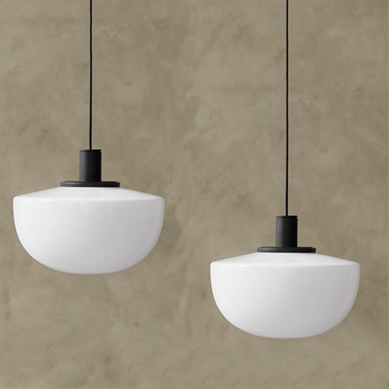 Hemisphere Glass Pendant Light