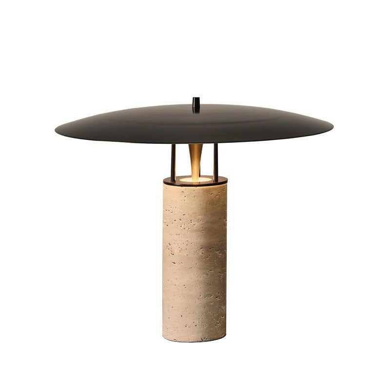 D42 Travertine Table Lamp