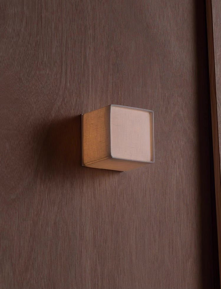 FS120 Square Fabric Sconce