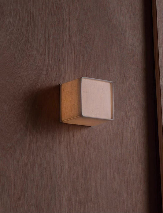 FS120 Square Fabric Sconce