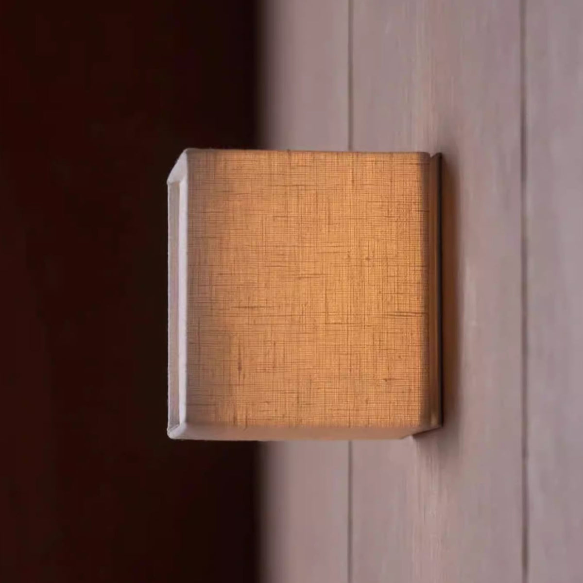 FS120 Square Fabric Sconce