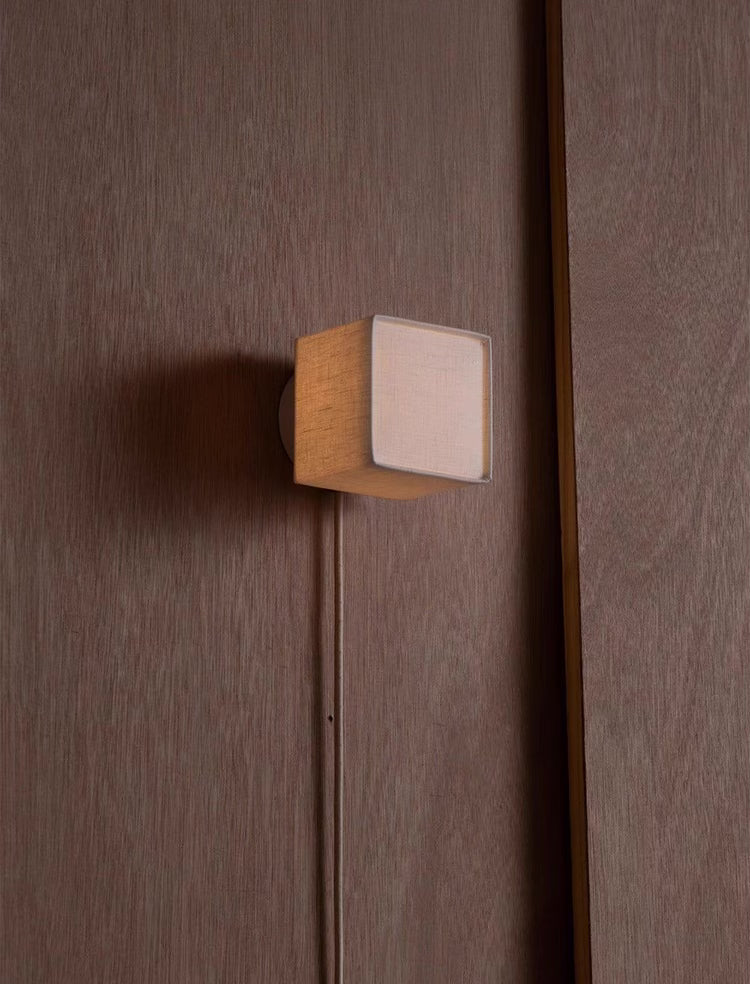 FS120 Square Fabric Sconce