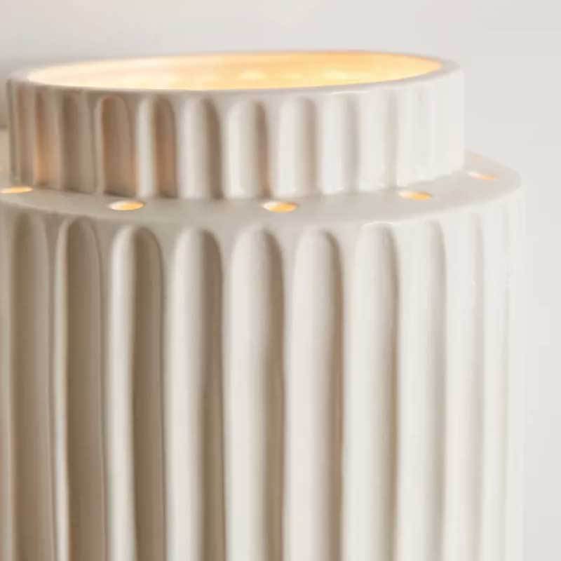 Genji Cream Cake Wabi-Sabi Sconce