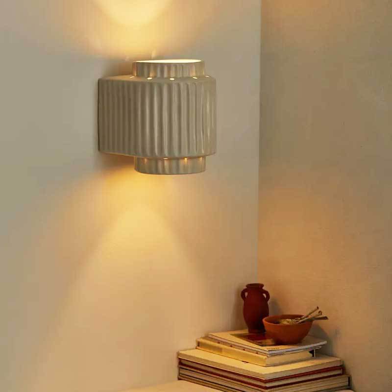 Genji Cream Cake Wabi-Sabi Sconce
