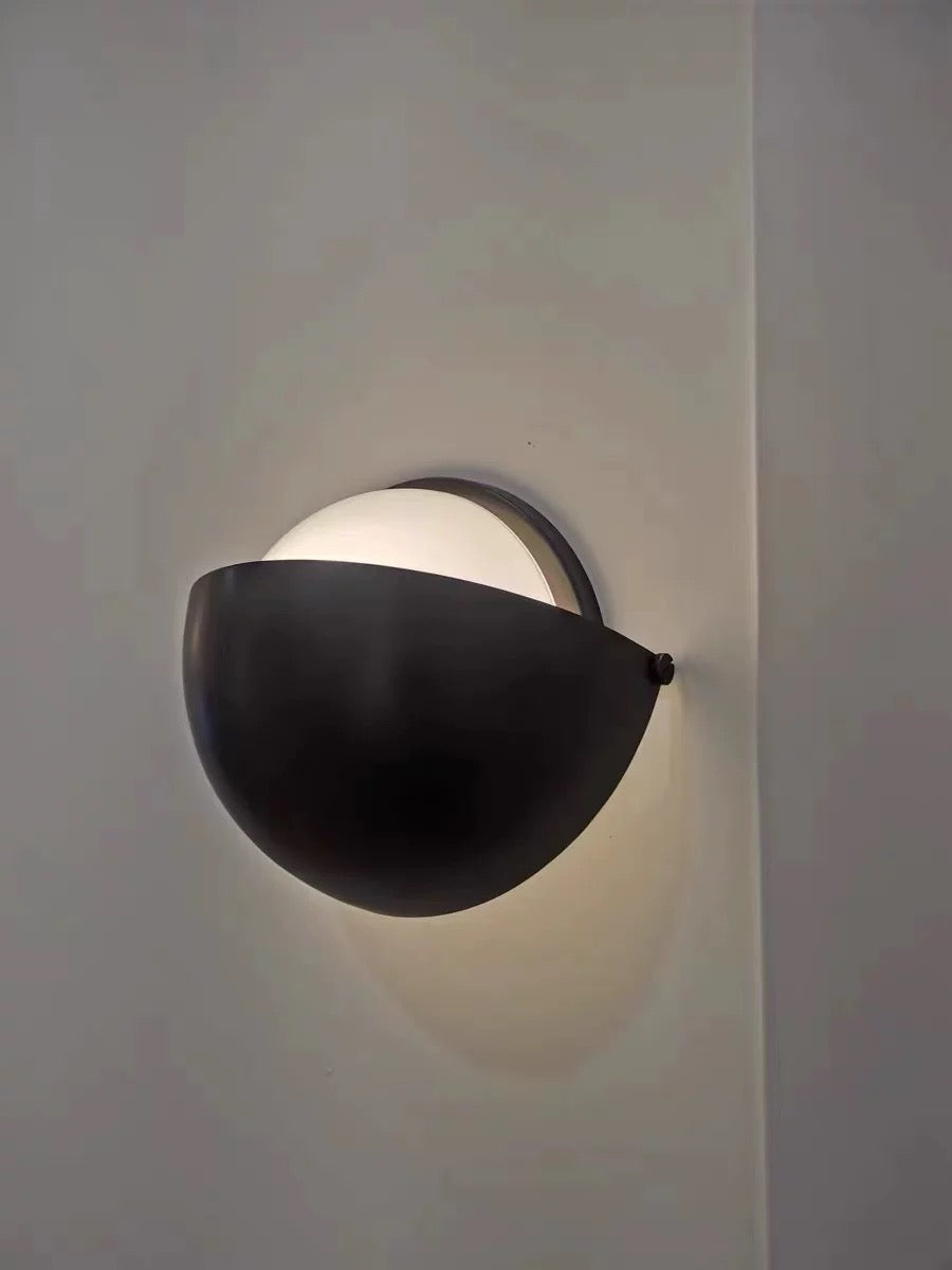 Knight Copper Glass Sconce