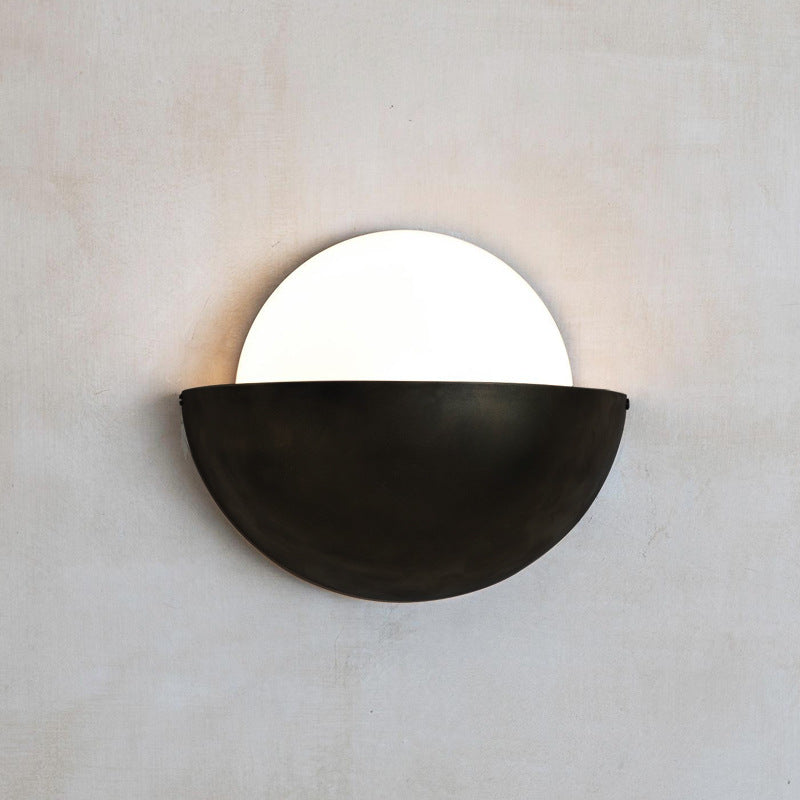 Knight Copper Glass Sconce