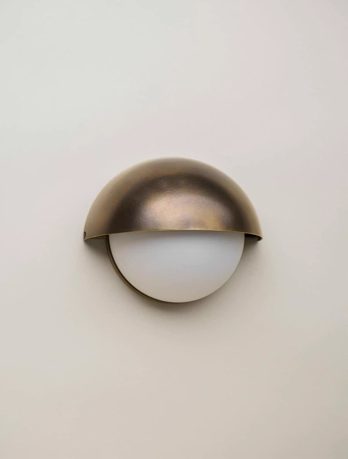 Knight Copper Glass Sconce
