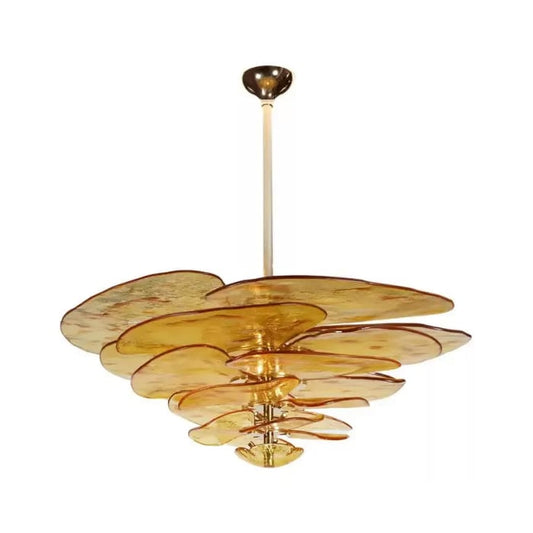 Lilypad Glass Chandelier