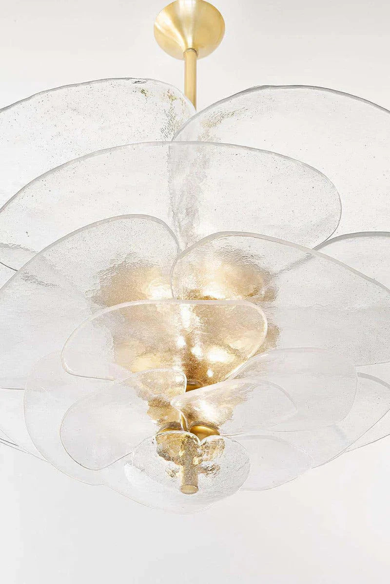 Lilypad Glass Chandelier