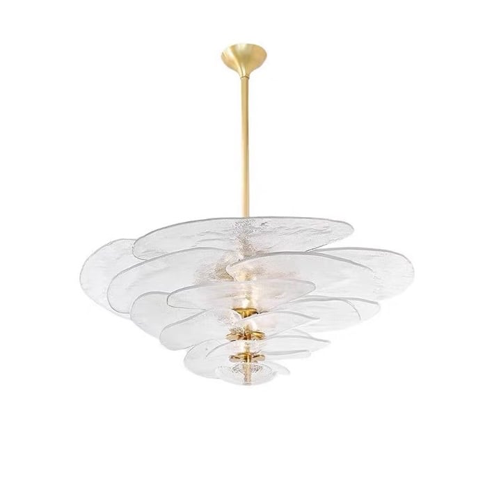 Lilypad Glass Chandelier