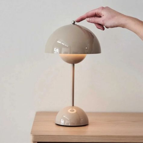 180mm Cordless Mushroom Table Lamp
