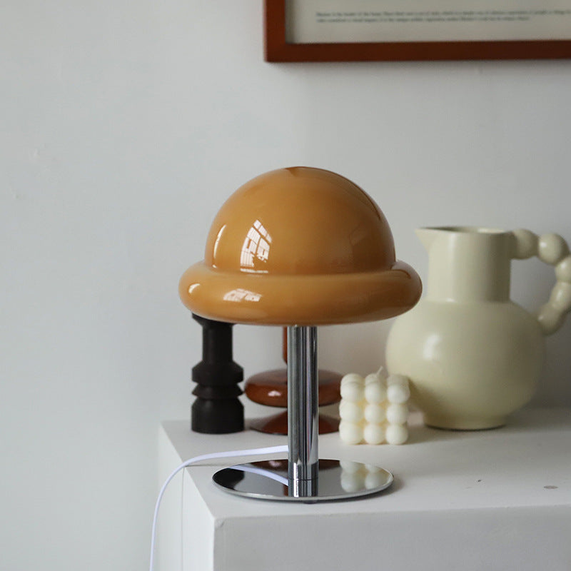 Mr Hat Mushroom Glass Lamp