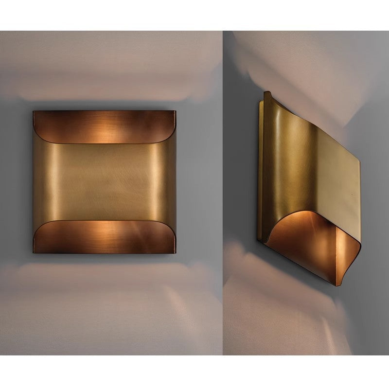 CS100 Square Copper Sconce