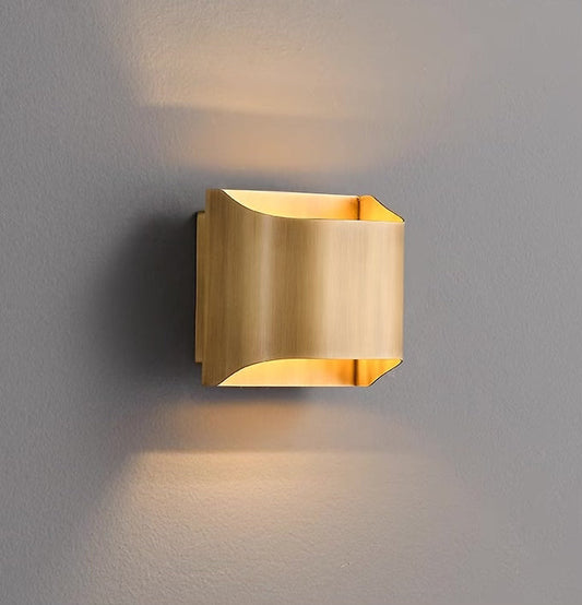 CS100 Square Copper Sconce
