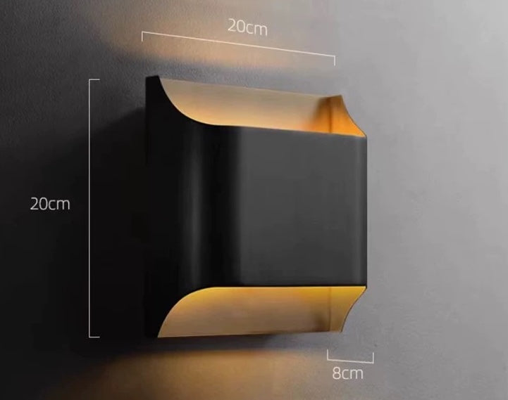 CS100 Square Copper Sconce