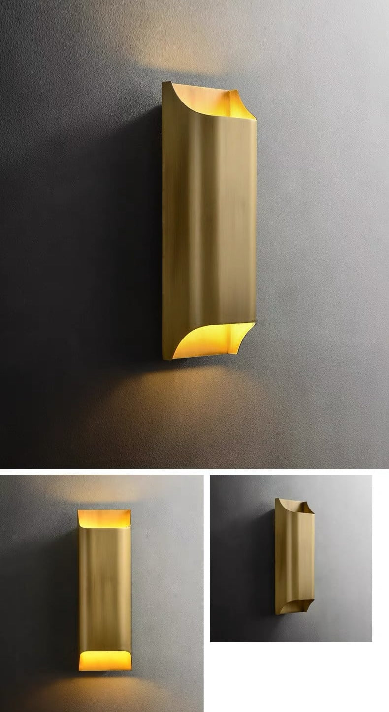 CS100 Square Copper Sconce