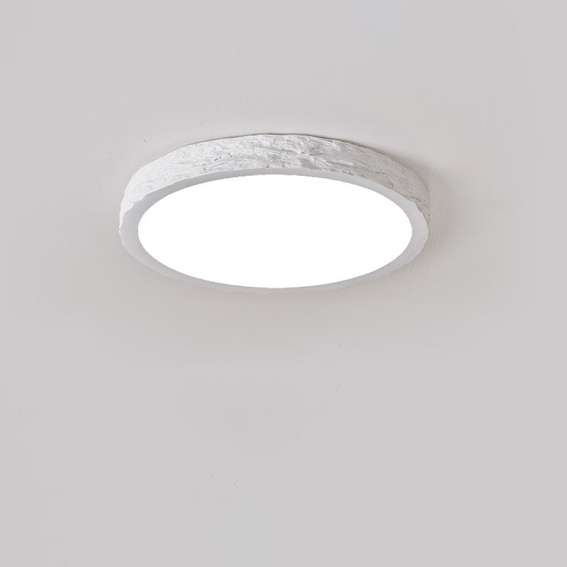 Stone Grain Resin Flush Mount Light