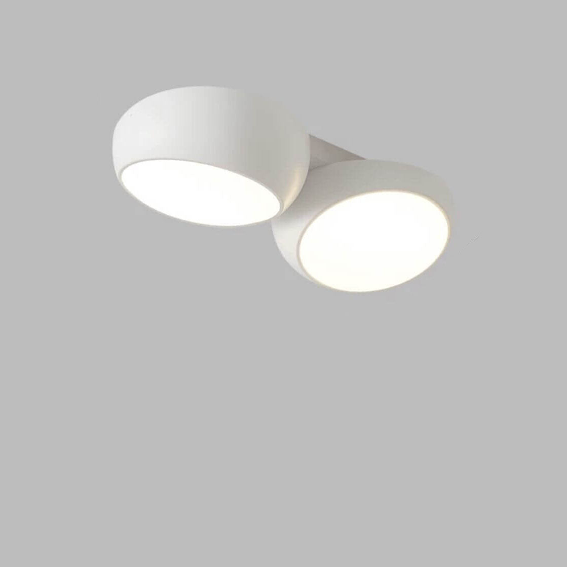 Scandinavian Iron & Plastic LED Light