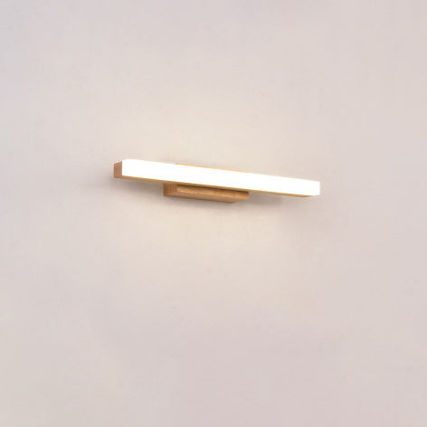 Wooden Strip Vanity Wall Sconce