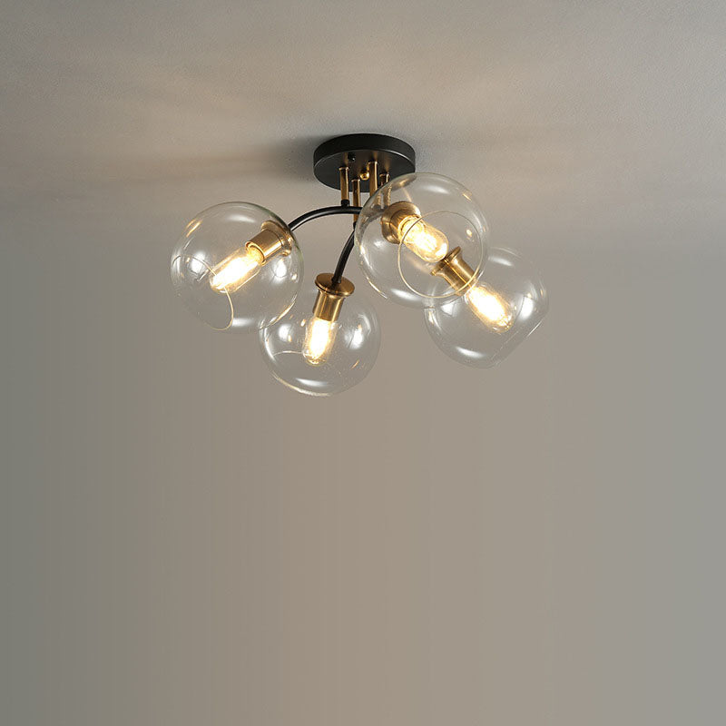 Magic Bean Iron & Glass Ceiling Light