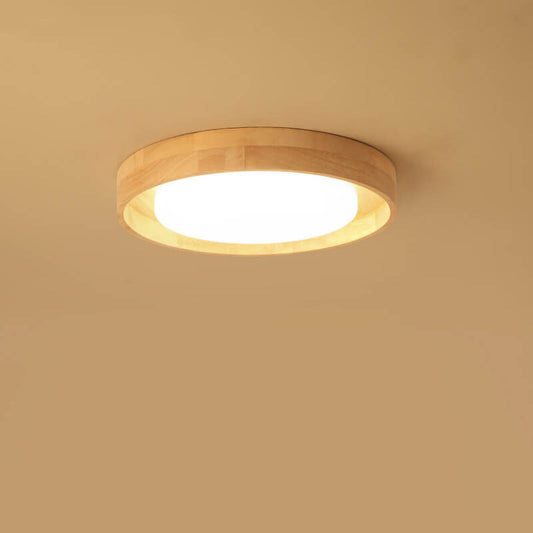 Japanese Log Wood & Acrylic LED Light