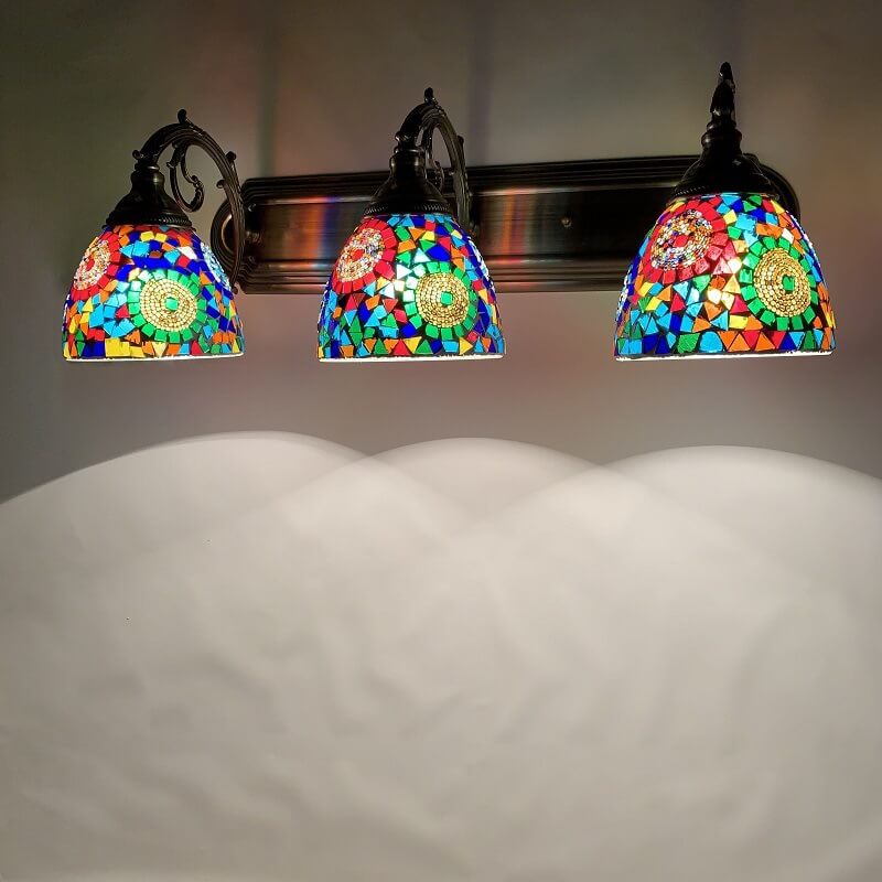Tiffany Stained Glass Vanity Sconce