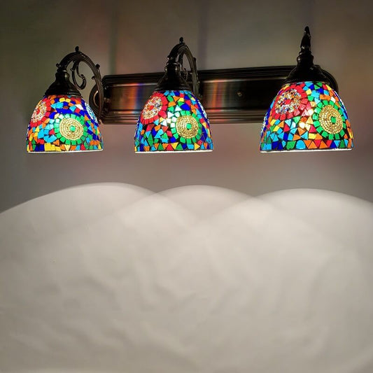 Tiffany Stained Glass Vanity Sconce