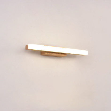 Wooden Strip Vanity Wall Sconce