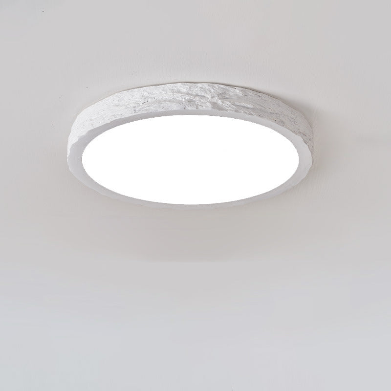 Stone Grain Resin Flush Mount Light