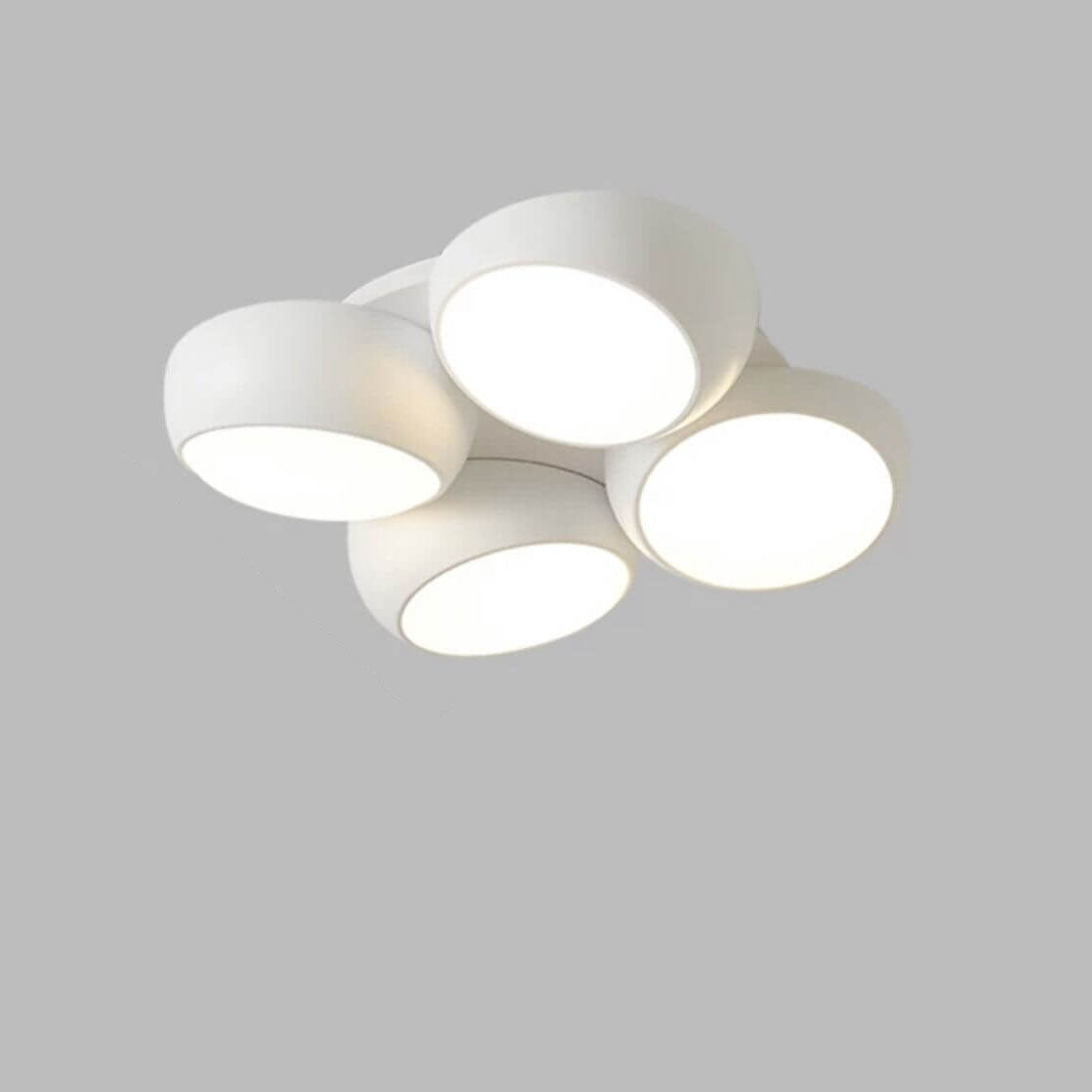 Scandinavian Iron & Plastic LED Light