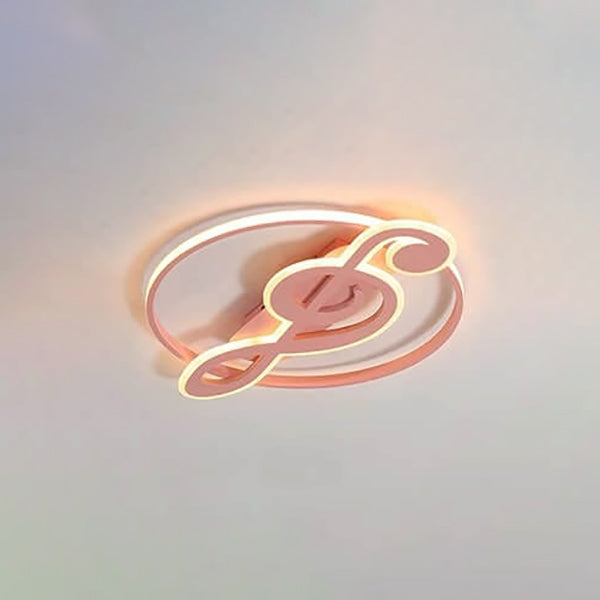 Music Notes LED Flush Mount