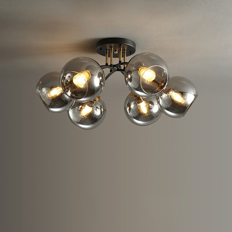 Magic Bean Iron & Glass Ceiling Light