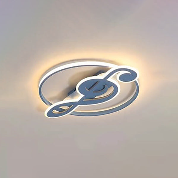 Music Notes LED Flush Mount