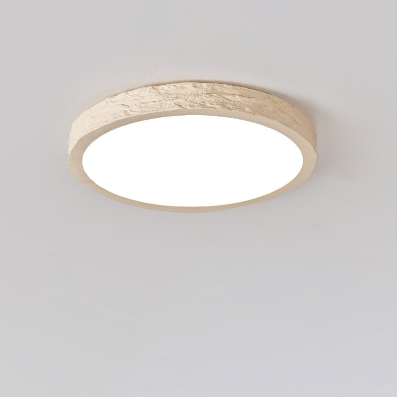 Stone Grain Resin Flush Mount Light