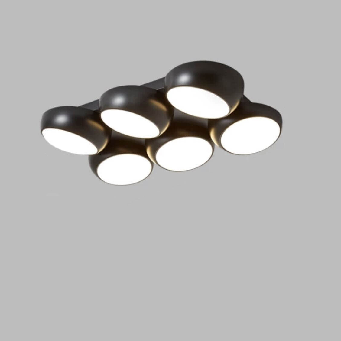 Scandinavian Iron & Plastic LED Light