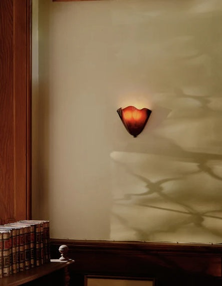 Vera Brass Glass Sconce