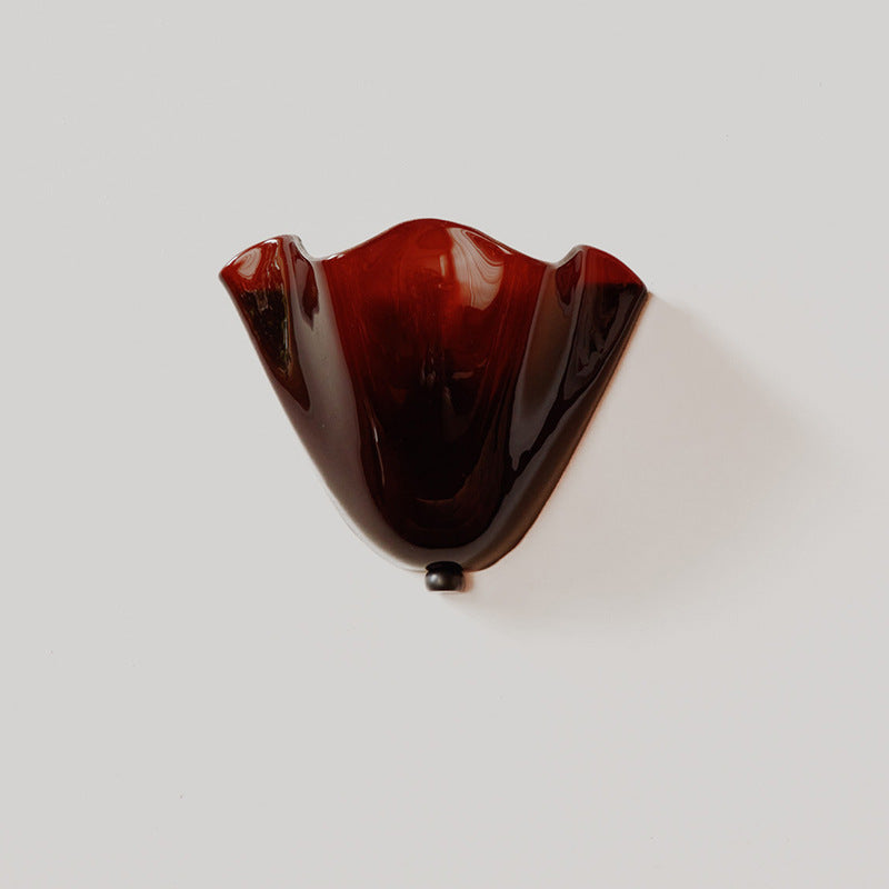 Vera Brass Glass Sconce